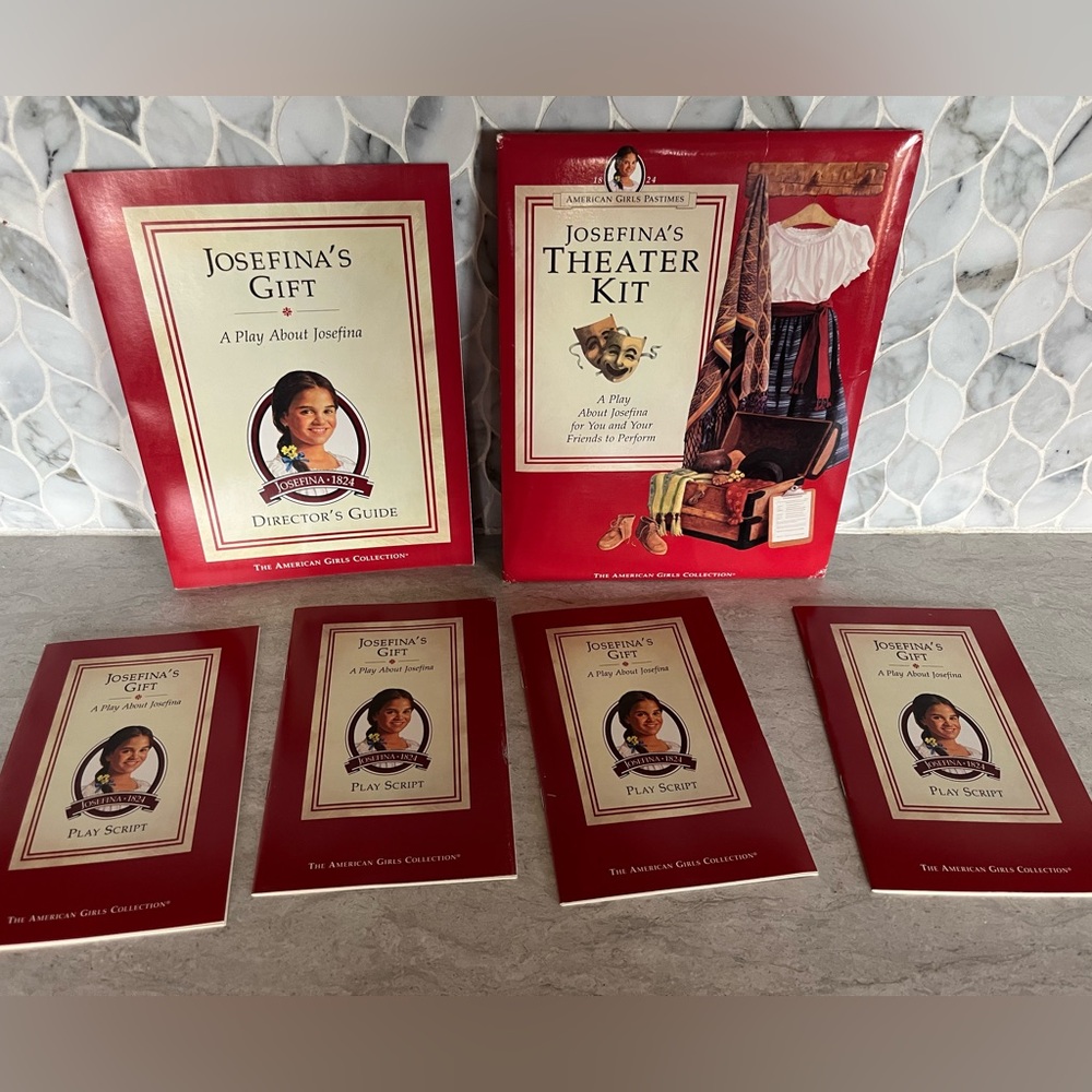 American Girl Josefina's Theater Kit - Red and Cream